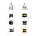kaaba vector illustration icon Royalty Free Stock Photo