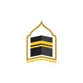kaaba vector illustration icon Royalty Free Stock Photo