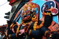 Kaal Bhairav in Basantapur Durbar Square at Kathmandu Nepal Royalty Free Stock Photo