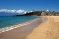 Kaanapali Beach, Black Rock in the distance, Maui, Hawaii