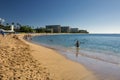 Kaanapali Beach from Black Rock, Maui, Hawaii Royalty Free Stock Photo