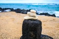 Kaanapali Beach in Lahaina, Maui, Hawaii Royalty Free Stock Photo