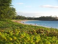 Kaanapali beach in Maui Hawaii Royalty Free Stock Photo