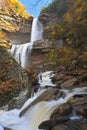 Kaaterskills Falls Blowing in the Wind Royalty Free Stock Photo