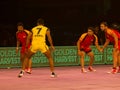 Kabaddi Raider and Defenders