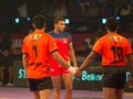 Kabaddi Raider and Defenders