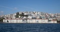 Kabatas district in Bosphorus Coast of Istanbul Royalty Free Stock Photo