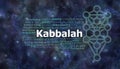 Kabbalah Tree of Life Cosmic Word Cloud