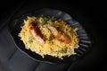 Kabsa with seekh kabab - Mandi - Kabsah - Chicken Mandi Royalty Free Stock Photo