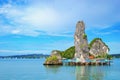 Kabui bay geosite view, Batu Pensil Rock - Raja Ampat, West Papua, Indonesia