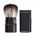 Kabuki brush Royalty Free Stock Photo