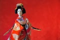 Kabuki theatre Japanese doll