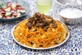 kabuli pulao(luxurious pilaf), Afghan national dish