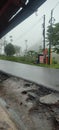 Kabut rain way Royalty Free Stock Photo