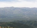 Kabyle mountains - Mountainous landscape in Kabylia Royalty Free Stock Photo
