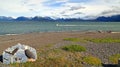 Panoramic photo of Kachemak Bay Royalty Free Stock Photo