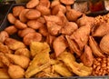 Kachori and Samosa Royalty Free Stock Photo