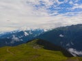 Kackar Mountains and Plateaus, Aerial view, Turkey Royalty Free Stock Photo