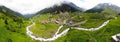 Kackar mountains and plateaus, aerial view