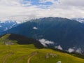 Kackar Mountains and Plateaus, Aerial view, Turkey Royalty Free Stock Photo