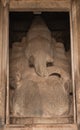 Kadalekalu Ganesha sculpture or Monument in monolithic Stone at Hampi