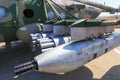 International military technical forum ÃÂ«ARMY-2017ÃÂ». Missile launcher of heavy military helicopter MI-8AMTSH