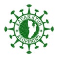 Kadan Kyun Reopening Stamp.