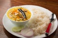 Kadhi chawal Royalty Free Stock Photo