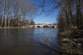 Kadin bridge over the Struma River at Nevestino, Bulgaria Royalty Free Stock Photo