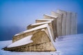 Kadinjaca monument commemorates Yugoslavia partisans during WW2 near Uzice, Serbia.