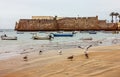 Kadiz beach, San Sebastian firtress, Spain