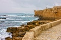 Kadiz beach, San Sebastian fortress, Spain