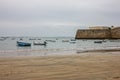 Kadiz seafront view, Spain. Beach seascape