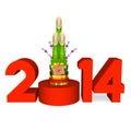 Kadomatsu Ornament And 2014 Number