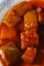 Kadu bouranee - a pumpkin dish from India Royalty Free Stock Photo