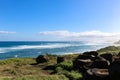 Kaena Point Trail at North Shores of Waialua, Oahu, Hawaii Royalty Free Stock Photo