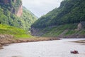 Beautiful landscape view of Mae Ping Nationaland lake view of reservoir