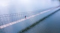 Wooden bridge at national park Royalty Free Stock Photo