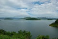 Kaeng Krachan dam at Petchaburi Royalty Free Stock Photo