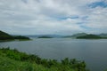 Kaeng Krachan dam at Petchaburi Royalty Free Stock Photo