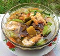 Kaeng Liang, Thai food, Isaan food, shrimp, zucchini
