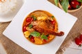 Kaeng Pled Ped Yang Roasted Duck in Red Curry Royalty Free Stock Photo