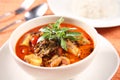 Kaeng Pled Ped Yang (Roasted Duck in Red Curry), Popular Thai fo