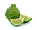 Kaffir Lime or Bergamot fruit Royalty Free Stock Photo