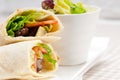 Kafta shawarma chicken pita wrap roll sandwich