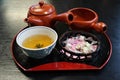 Kaga Bo-cha (Hojicha) tea set in Kanazawa, Japan