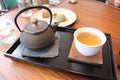 Kaga Bo-cha (Hojicha) tea set in Kanazawa, Japan