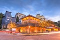 Kaga Onsen, Ishikawa, Japan hot springs town at twilight