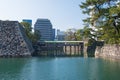 Takamatsu Castle Tamamo Park in Takamatsu, Kagawa, Japan. The Castle originally built in 1590 and