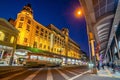 Kagoshima city downtown center, cityscape in Kyushu, Japan